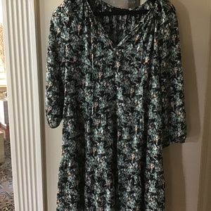 Banana Republic floral tired dress size s